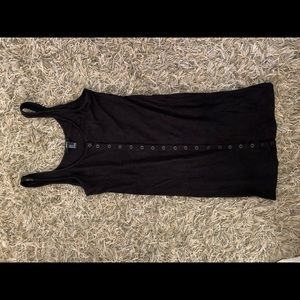 Black mini dress
